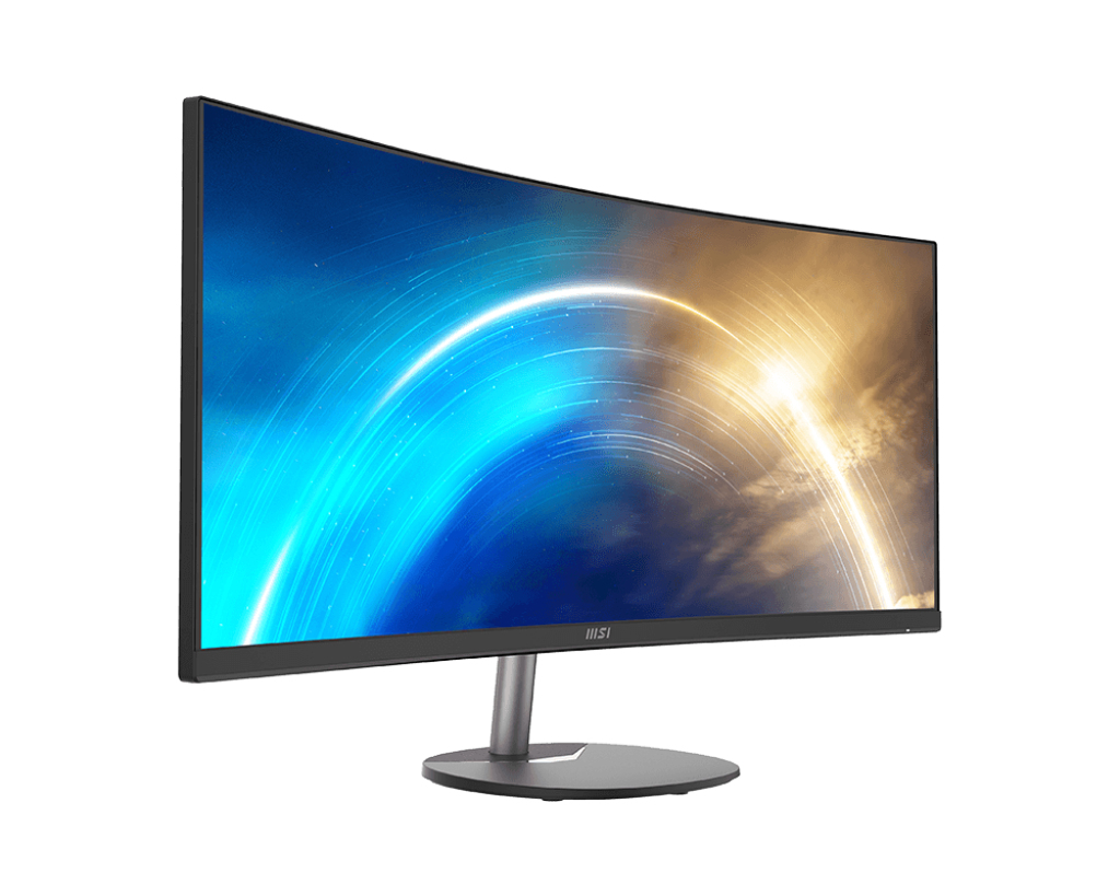 Zweites Bild vonMSI PRO MP341CQDE, 86,4 cm (34"), 3440 x 1440 Pixel, UltraWide Quad HD, 4 ms, Schwarz