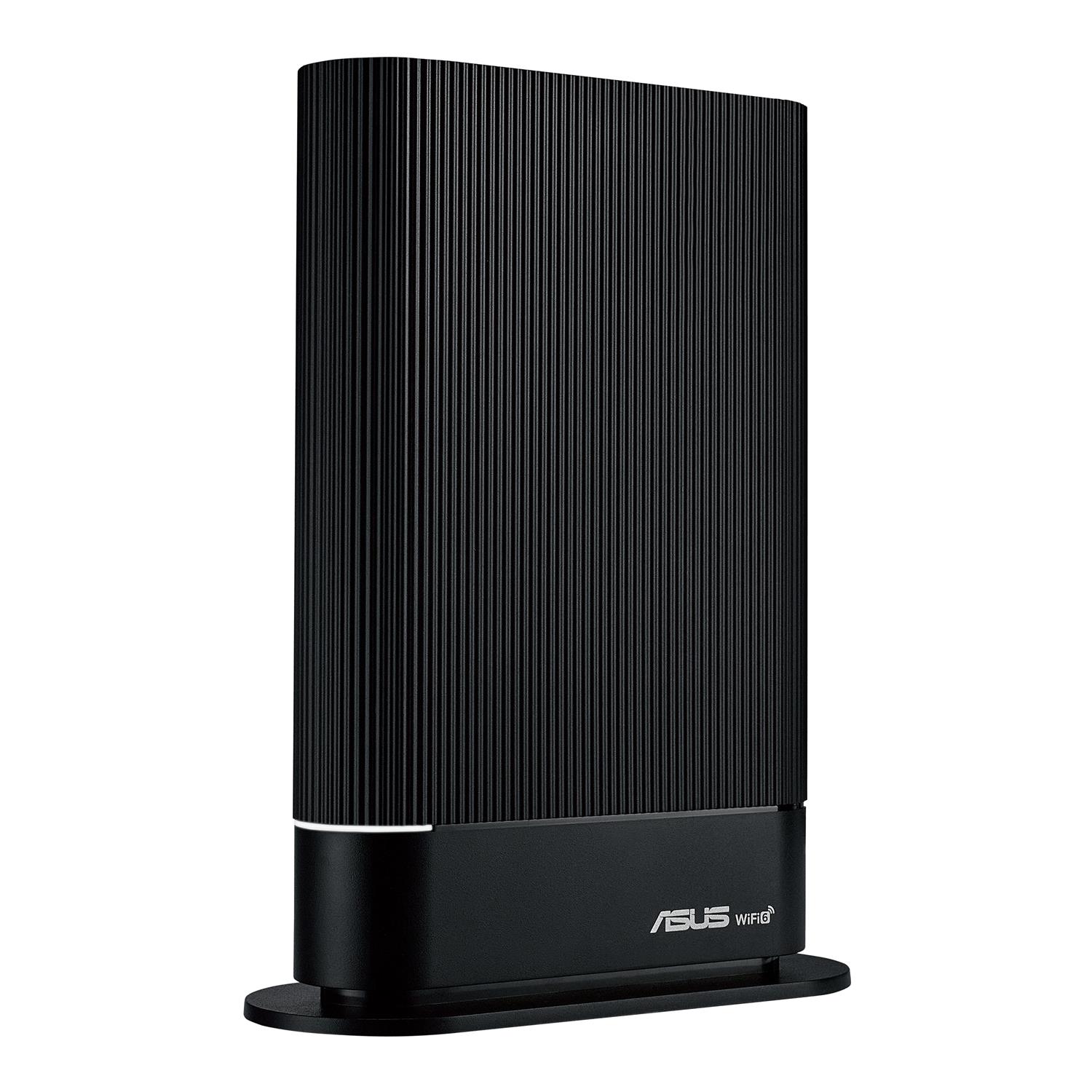 Zweites Bild vonASUS RT-AX59U, Wi-Fi 6E (802.11ax), Dual-Band (2,4 GHz/5 GHz), Ethernet/LAN, Schwarz, Tabletop-Router