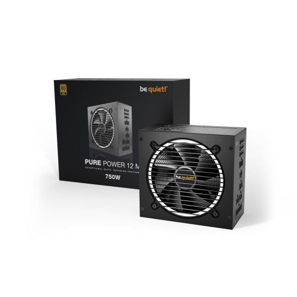 Zweites Bild vonBe Quiet! Pure Power 12 M, 750 W, 100 - 240 V, 820 W, 50 - 60 Hz, 10/5 A, Aktiv