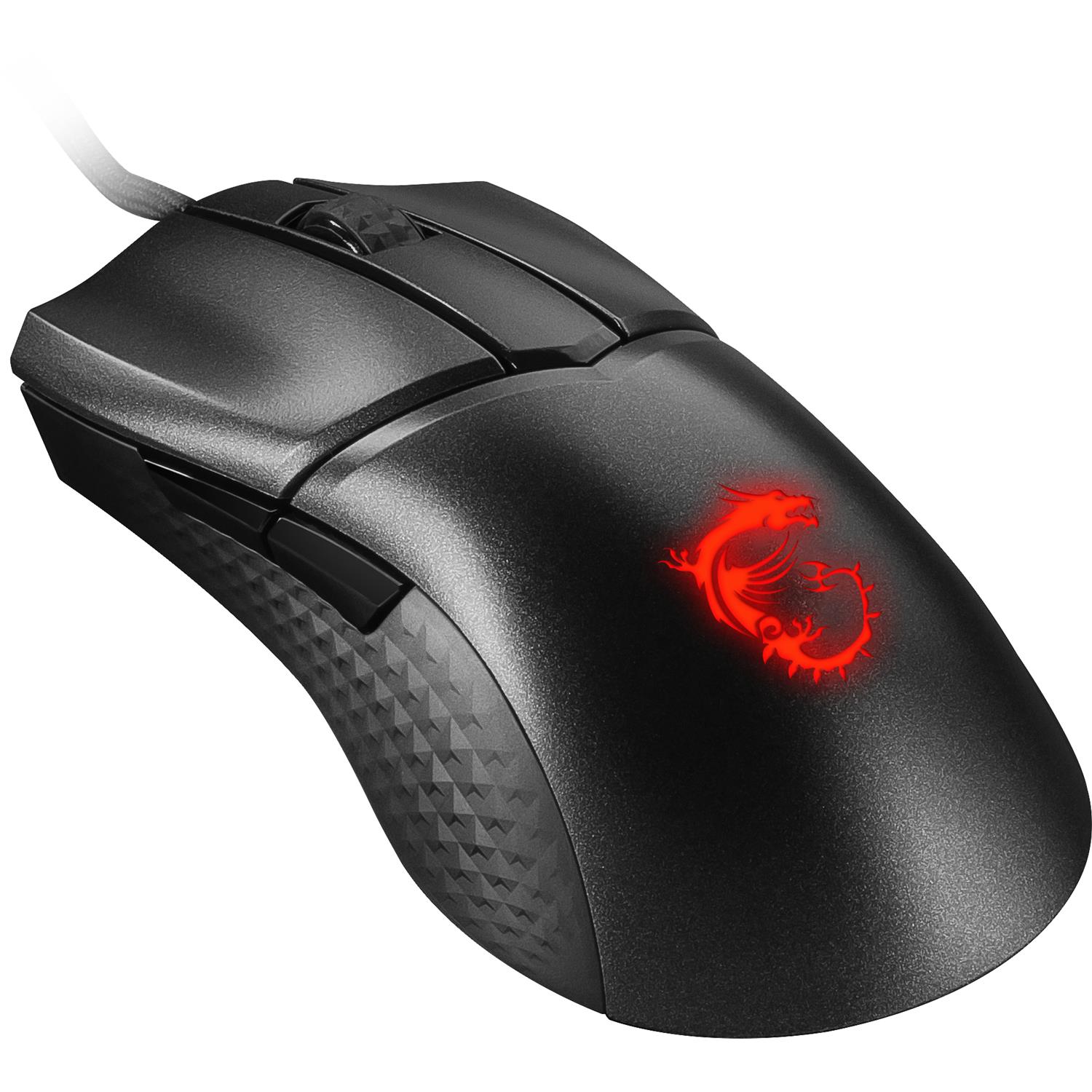 Zweites Bild vonMSI CLUTCH GM31 LIGHTWEIGHT, rechts, Optisch, USB Typ-A, 12000 DPI, 1 ms, Schwarz