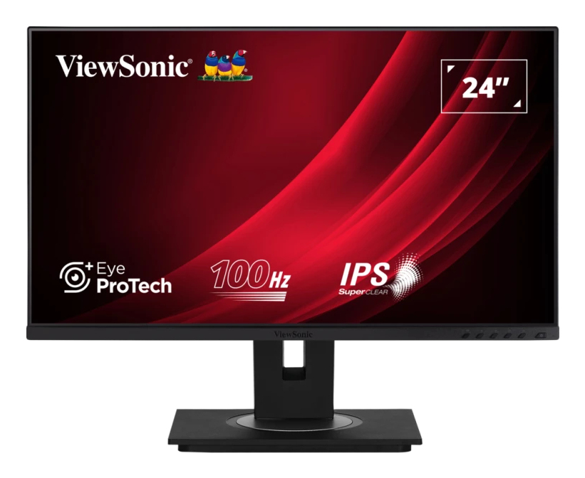 ViewSonic VG Series VG2448A-2, 60,5 cm (23.8"), 1920 x 1080 Pixel, Full HD, LED, 5 ms, Schwarz