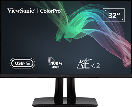 ViewSonic VP56, 81,3 cm (32"), 3840 x 2160 Pixel, 4K Ultra HD, LED, 5 ms, Schwarz