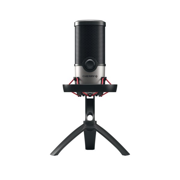 Cherry UM 6.0 ADVANCED, Tischmikrofon, 24 Bit, 96 kHz, 120 dB, Mikrofon mit Kardioid-/Rundum-Richtcharakteristik, Kabelgebunden