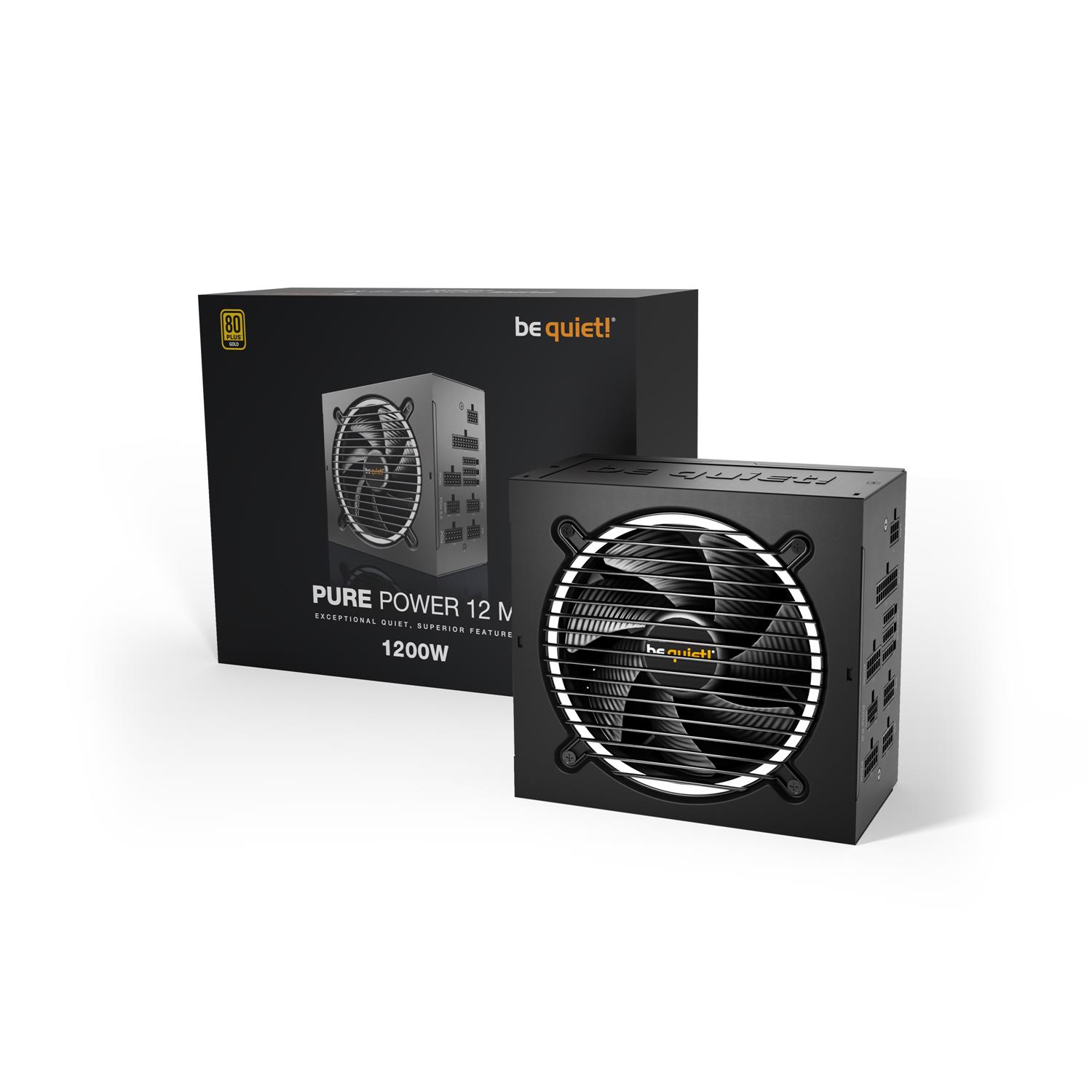 Zweites Bild vonBe Quiet! PURE POWER 12 M | 1200W, 1200 W, 100 - 240 V, 1250 W, 50/60 Hz, 15 - 7.5 A, 120 W