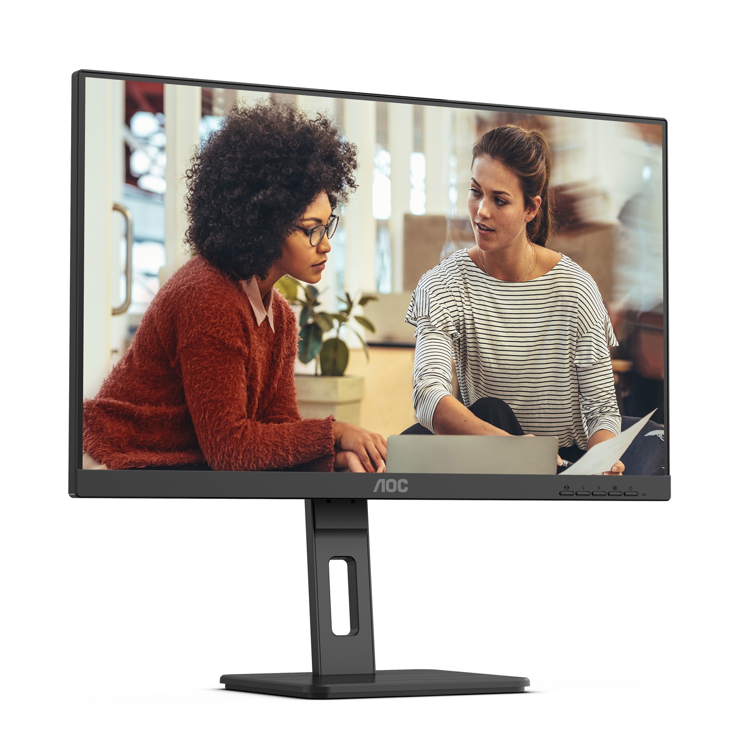 Zweites Bild vonAOC E3 24E3QAF, 60,5 cm (23.8"), 1920 x 1080 Pixel, Full HD, LCD, 4 ms, Schwarz