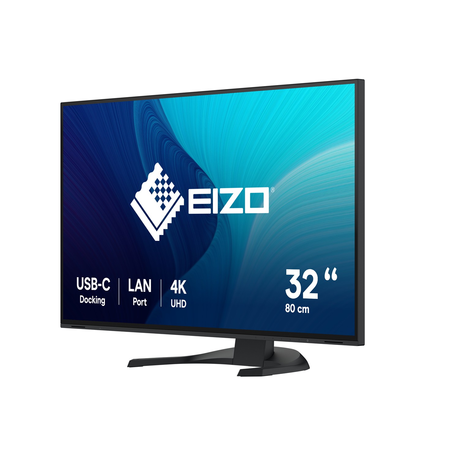 Zweites Bild vonEIZO FlexScan EV3240X-BK, 80 cm (31.5"), 3840 x 2160 Pixel, 4K Ultra HD, LED, 5 ms, Schwarz