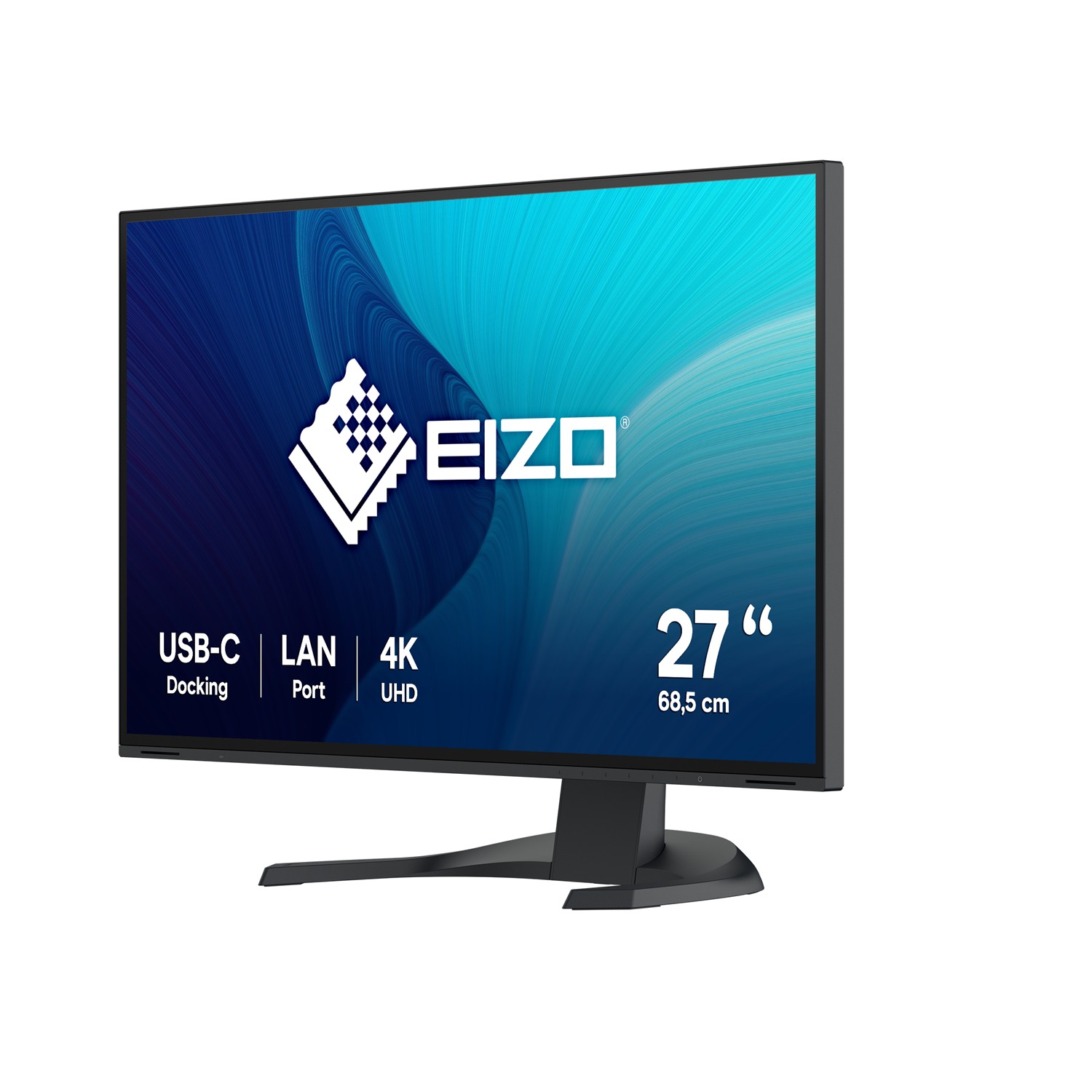 Zweites Bild vonEIZO FlexScan EV2740X-BK, 68,6 cm (27"), 3840 x 2160 Pixel, 4K Ultra HD, LCD, 5 ms, Schwarz