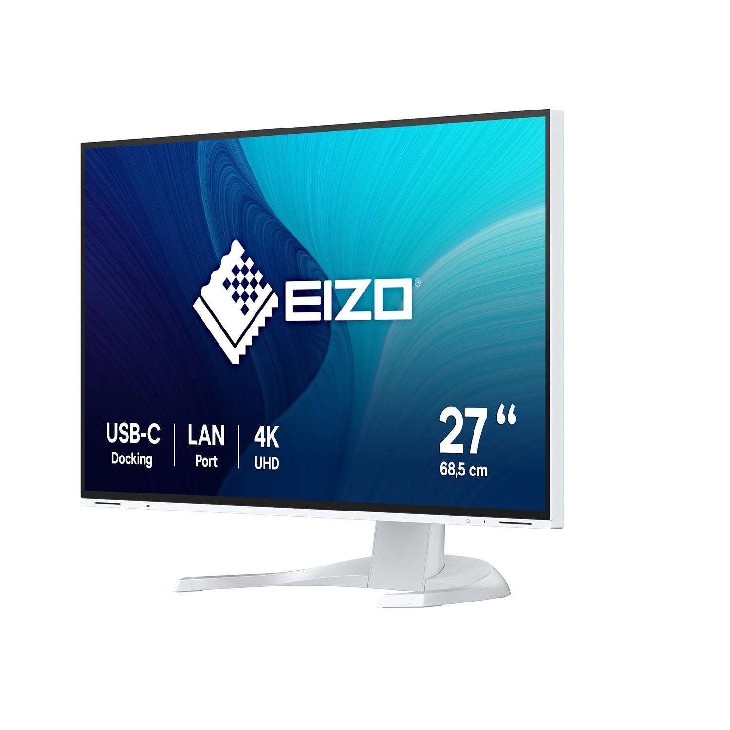 Zweites Bild vonEIZO FlexScan EV2740X-WT, 68,6 cm (27"), 3840 x 2160 Pixel, 4K Ultra HD, LCD, 5 ms, Weiß