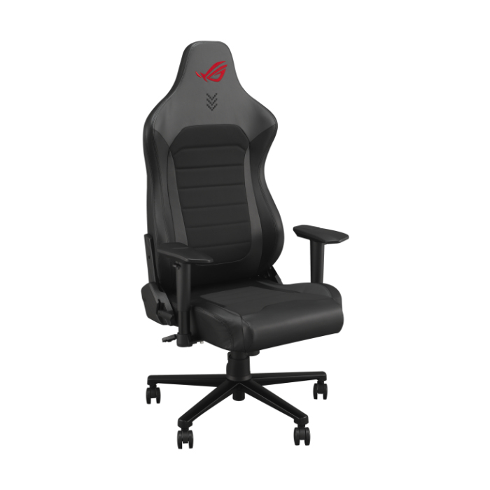 ASUS Aethon SL201, PC-Gamingstuhl, Gepolsterter Sitz, Gepolsterte Rückenlehne, Rennen, Schwarz, Schwarz