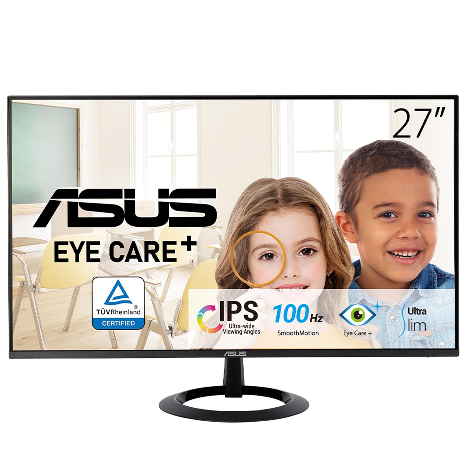 ASUS VZ27EHF, 68,6 cm (27"), 1920 x 1080 Pixel, Full HD, LCD, 1 ms, Schwarz