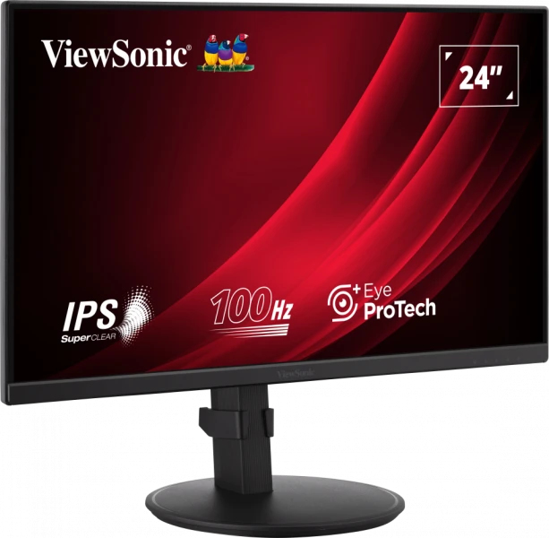 Zweites Bild vonViewSonic Display VG2408A, 61 cm (24"), 1920 x 1080 Pixel, Full HD, LED, 5 ms, Schwarz