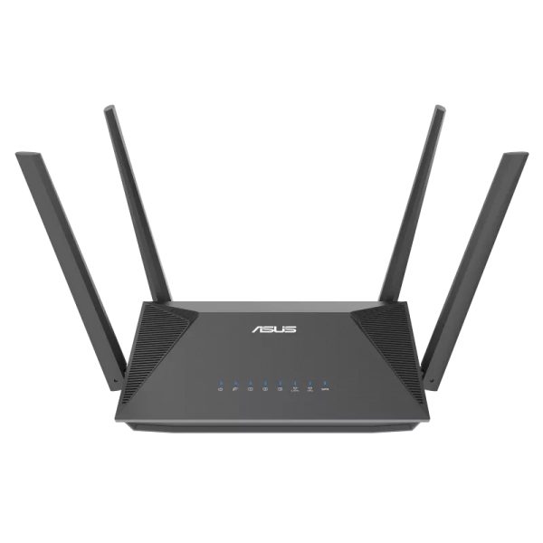 Zweites Bild vonASUS RT-AX52 AX1800 AiMesh, Wi-Fi 6 (802.11ax), Dual-Band (2,4 GHz/5 GHz), Ethernet/LAN, Schwarz, Tabletop-Router