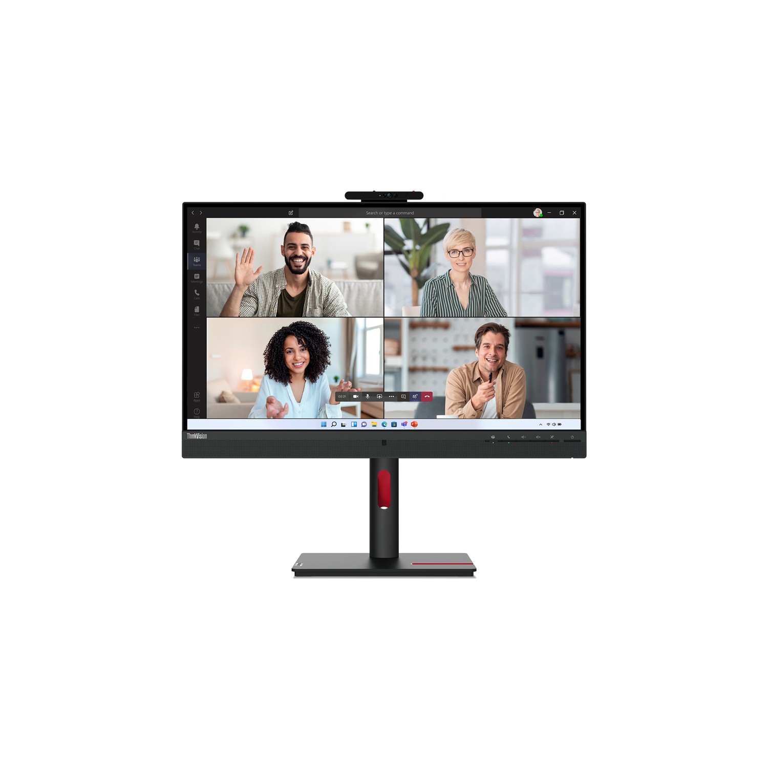 Lenovo ThinkVision T27hv-30, 68,6 cm (27"), 2560 x 1440 Pixel, Quad HD, LED, 6 ms, Schwarz