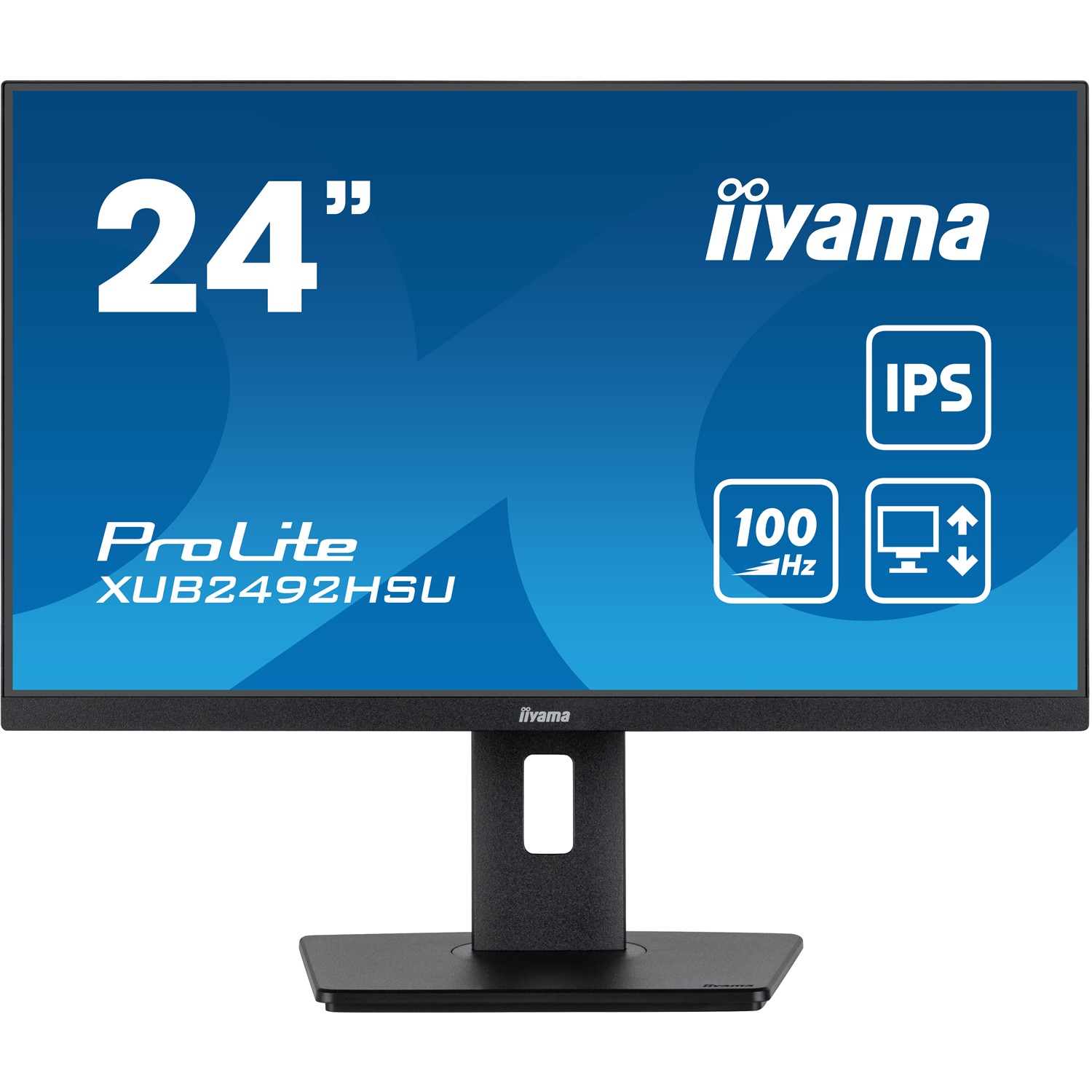 Iiyama XUB2492HSU-B6, 60,5 cm (23.8"), 1920 x 1080 Pixel, Full HD, LED, 0,4 ms, Schwarz