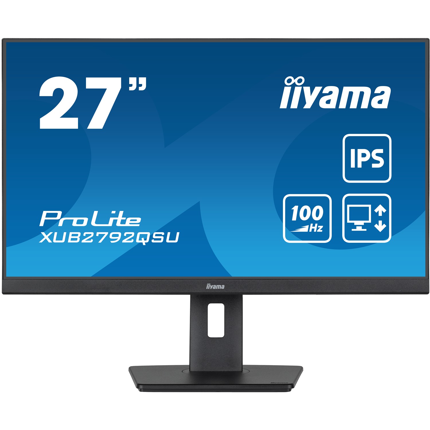 Iiyama ProLite XUB2792QSU-B6, 68,6 cm (27"), 2560 x 1440 Pixel, Full HD, LED, 0,4 ms, Schwarz