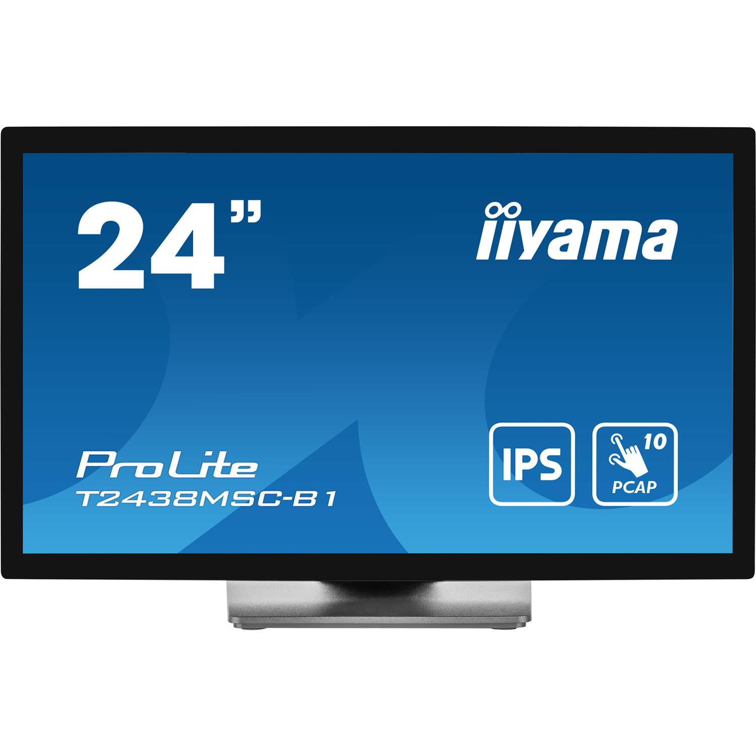 Iiyama ProLite T2438MSC-B1, 60,5 cm (23.8"), 1920 x 1080 Pixel, Full HD, LED, 5 ms, Schwarz