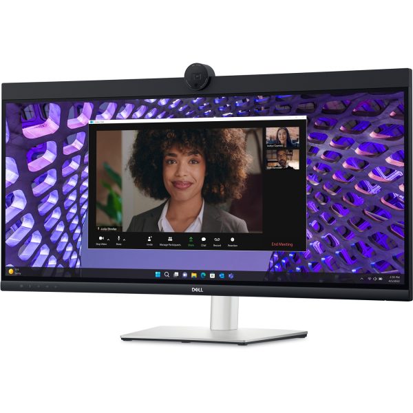 Dell P Series P3424WEB, 86,7 cm (34.1"), 3440 x 1440 Pixel, 4K Ultra HD, LCD, 8 ms, Schwarz