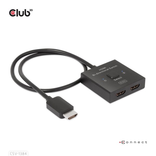 Club 3D CSV-1384 2-Port KVM-Umschalter - Video-Eingang HDMI