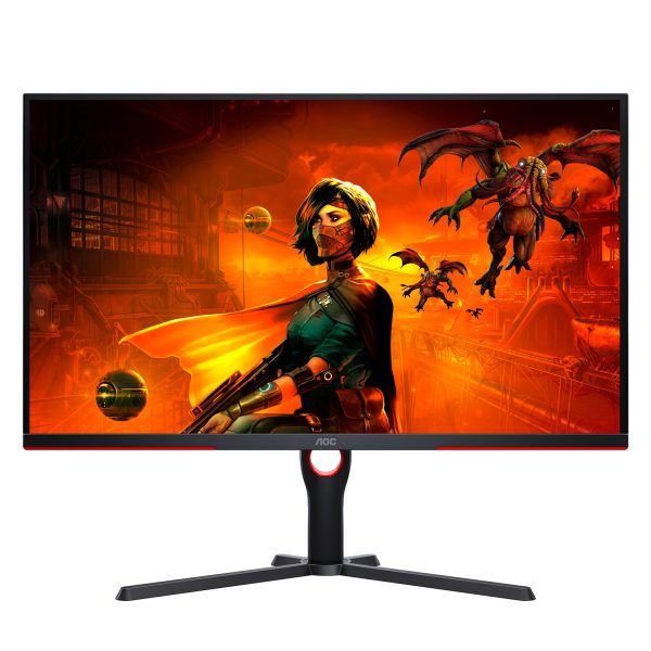 Zweites Bild vonAOC G3 U32G3X/BK, 80 cm (31.5"), 3840 x 2160 Pixel, 4K Ultra HD, LED, 1 ms, Schwarz, Rot
