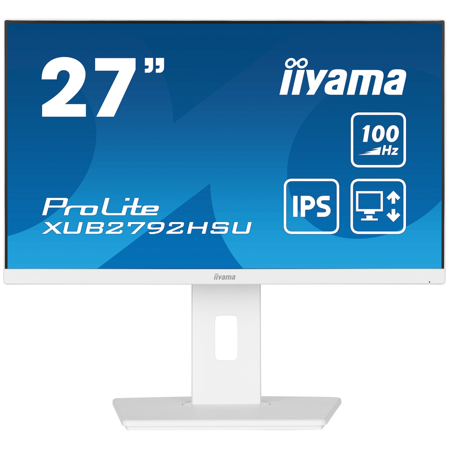 Iiyama ProLite XUB2792HSU-W6, 68,6 cm (27"), 1920 x 1080 Pixel, Full HD, LED, 0,4 ms, Weiß