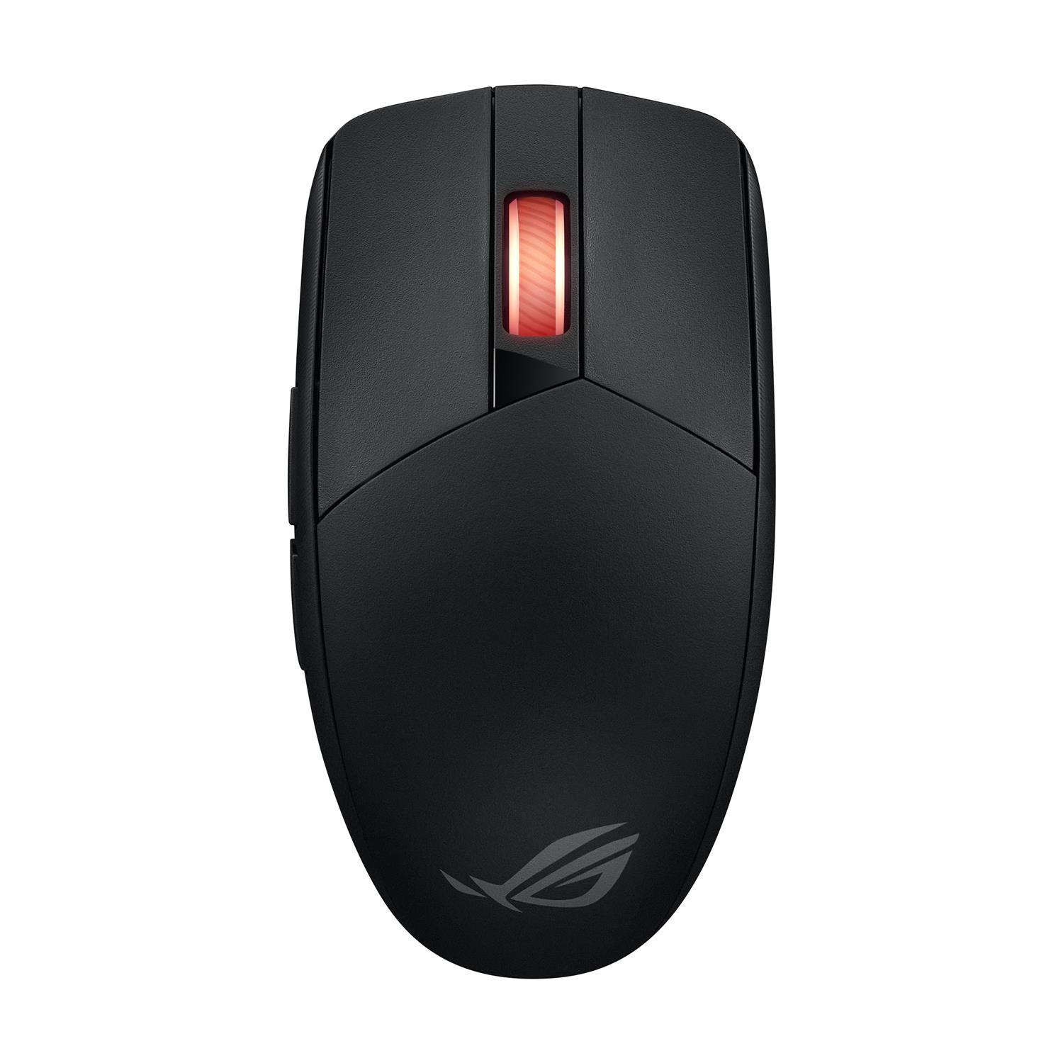 ASUS ROG Strix Impact III Wireless, Beidhändig, Optisch, RF Wireless + Bluetooth, 36000 DPI, Schwarz