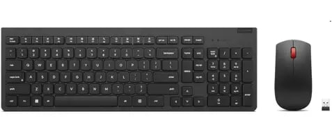Lenovo 4X31N50722, Volle Größe (100%), Kabellos, RF Wireless, Schwarz, Maus enthalten