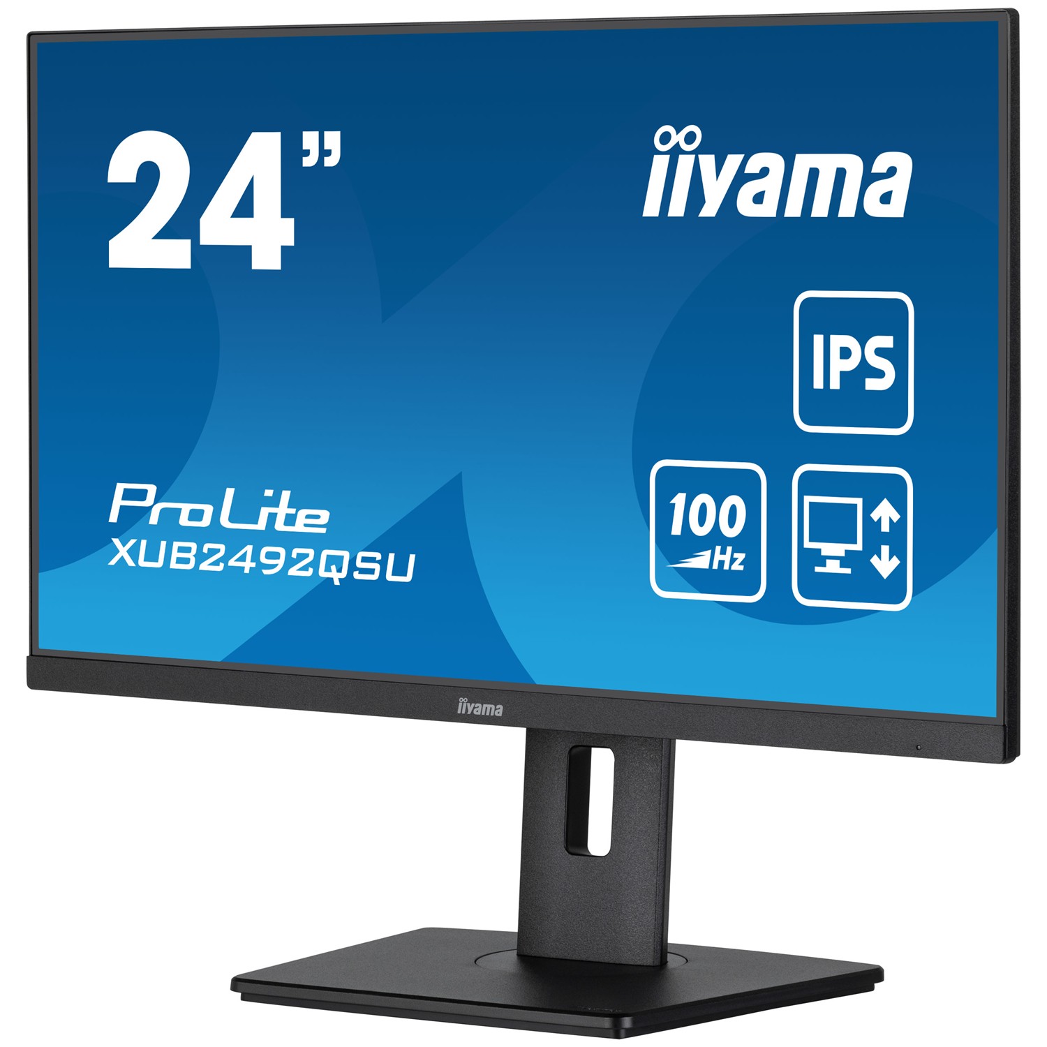 Zweites Bild vonIiyama ProLite XUB2492QSU-B1, 60,5 cm (23.8"), 2560 x 1440 Pixel, Wide Quad HD, LED, 1 ms, Schwarz