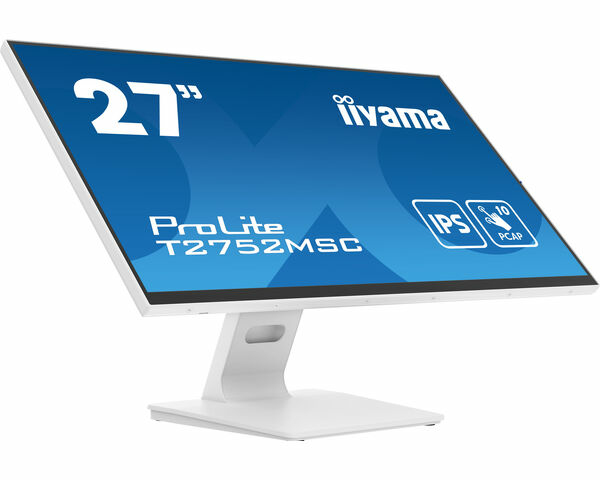 Iiyama ProLite T2752MSC-W1, 68,6 cm (27"), 1920 x 1080 Pixel, Full HD, LED, 5 ms, Weiß