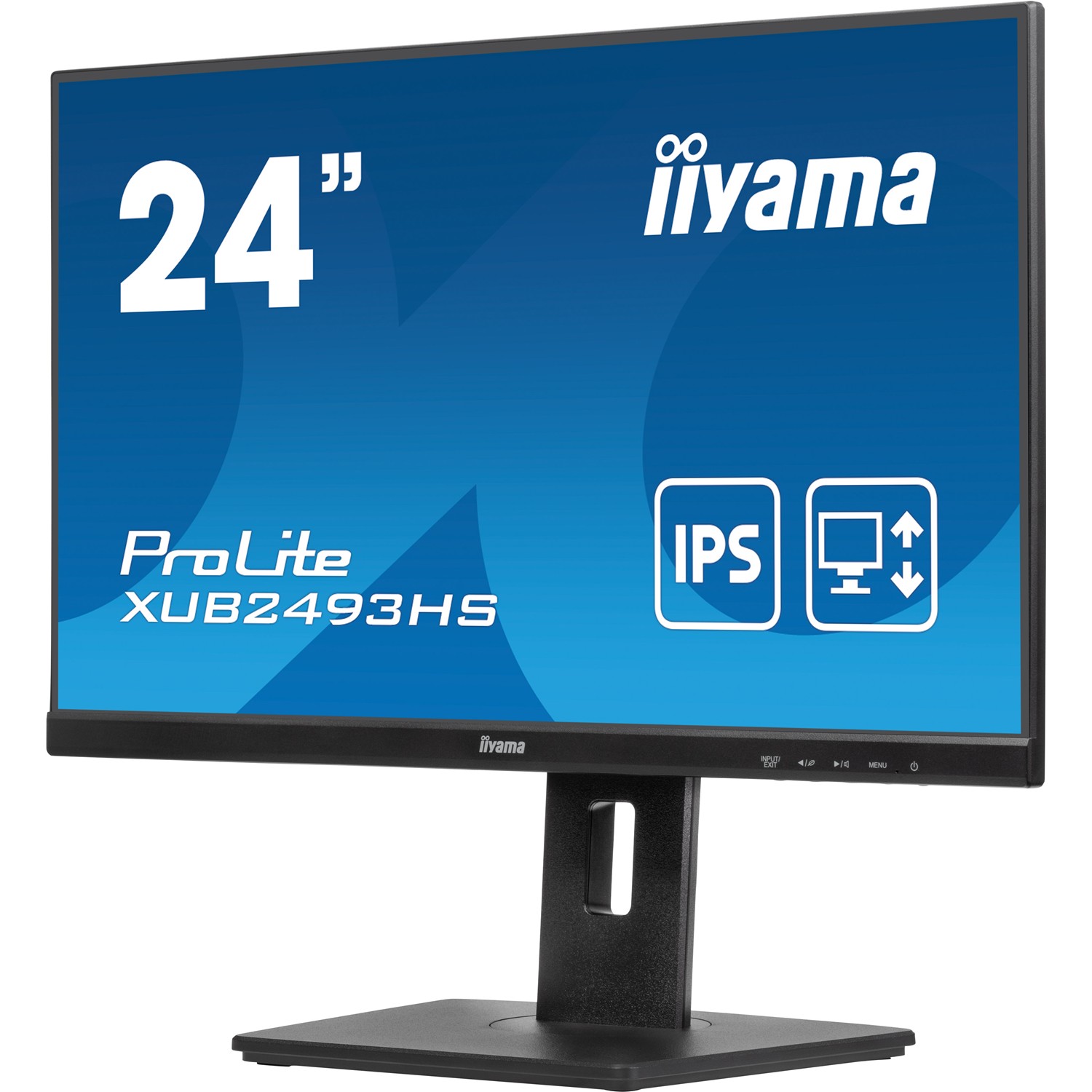Iiyama ProLite XUB2493HS-B6, 60,5 cm (23.8"), 1920 x 1080 Pixel, Full HD, LED, 0,5 ms, Schwarz