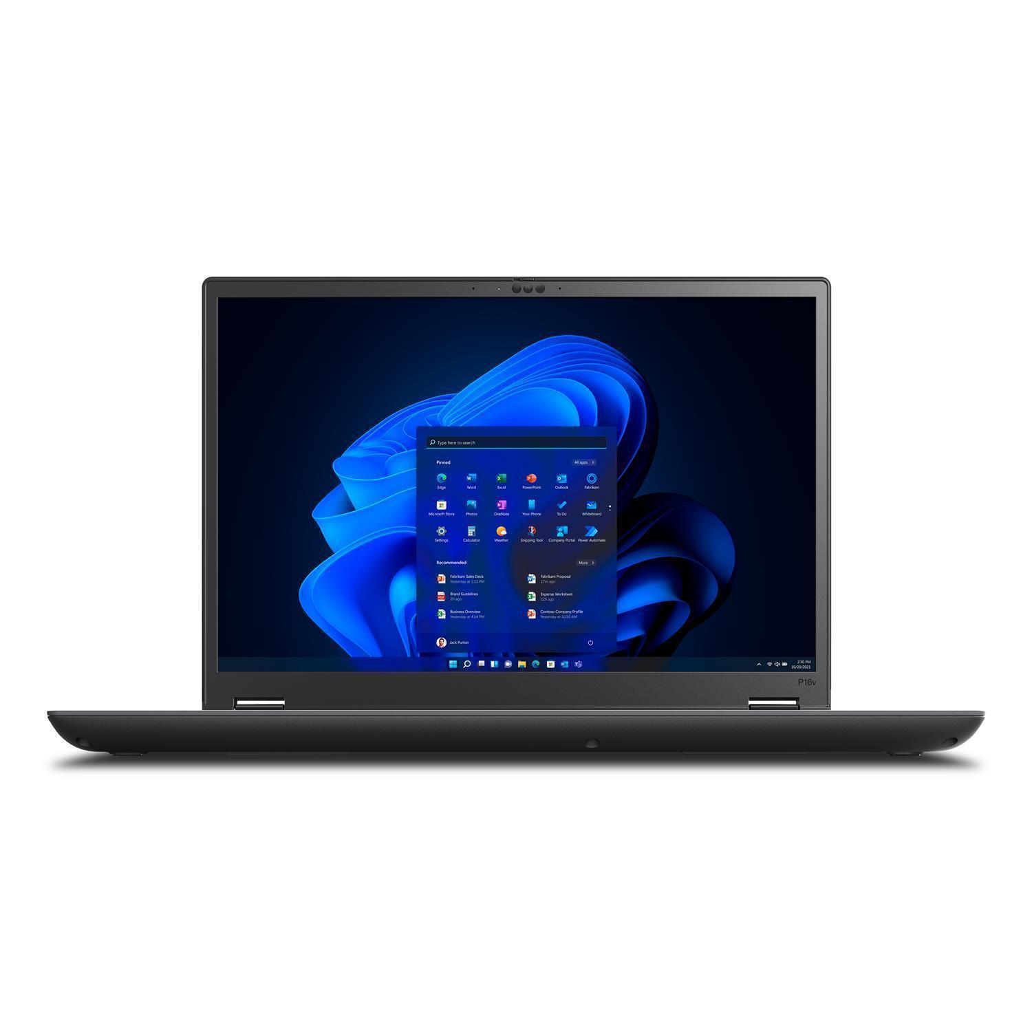 Zweites Bild vonLenovo ThinkPad P16v Gen 2 (Intel), Intel Core Ultra 7, 40,6 cm (16"), 3840 x 2400 Pixel, 64 GB, 2 TB, Windows 11 Pro