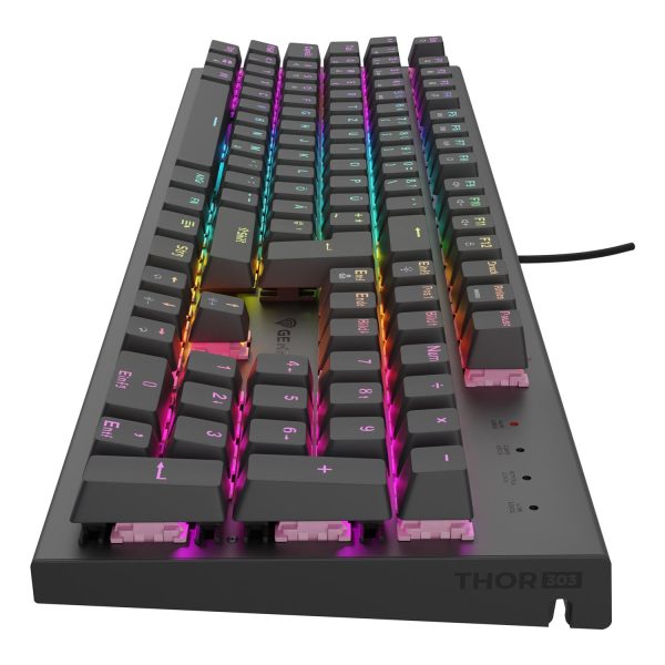 Zweites Bild vonnatec GENESIS NKG-2179, Kabelgebunden, USB, Mechanischer Switch, QWERTZ, RGB-LED, Schwarz