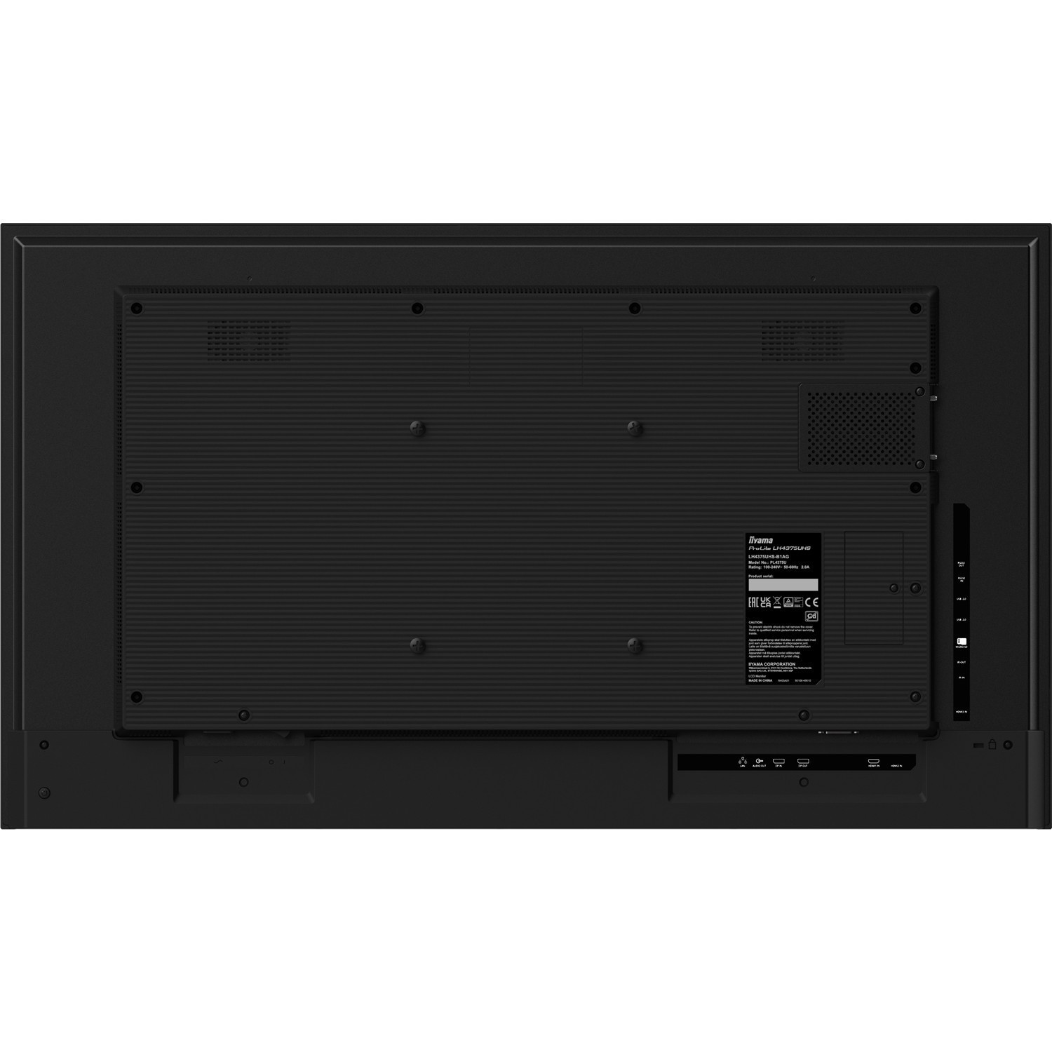 Zweites Bild vonIiyama LH3275HS-B1AG, Digital Signage Flachbildschirm, 81,3 cm (32"), LCD, 1920 x 1080 Pixel, WLAN, 24/7