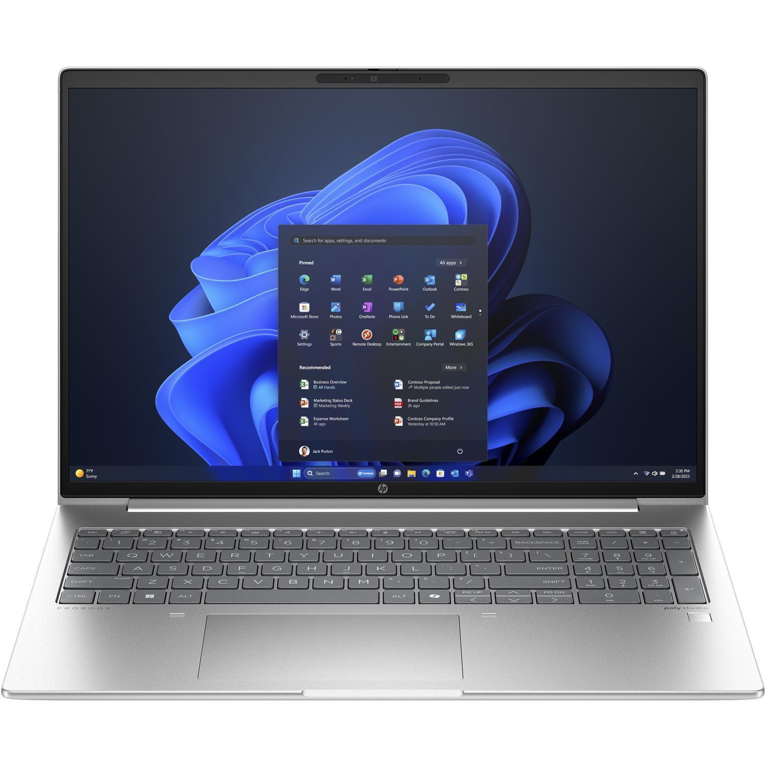 HP ProBook 465 G11, AMD Ryzen™ 5, 2,9 GHz, 40,6 cm (16"), 1920 x 1200 Pixel, 8 GB, 256 GB