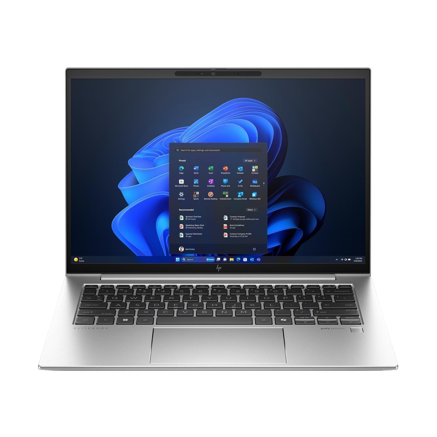 HP EliteBook 840 G11, Intel Core Ultra 7, 35,6 cm (14"), 2560 x 1600 Pixel, 32 GB, 1 TB, Windows 11 Pro