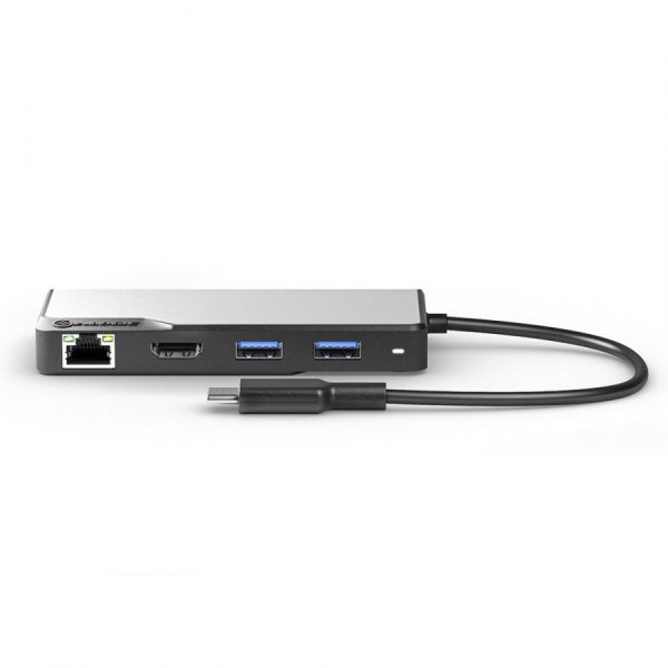 Zweites Bild vonAlogic UCFUPRGVV2-SGR, USB 3.2 Gen 1 (3.1 Gen 1) Type-C, 100 W, 100,1000 Mbit/s, Schwarz, Grau, 60 Hz, HDMI, RJ-45, USB 3.2 Gen 1 (3.1 Gen 1) Type-A, USB 3.2 Gen 1 (3.1 Gen 1) Type-C, VGA
