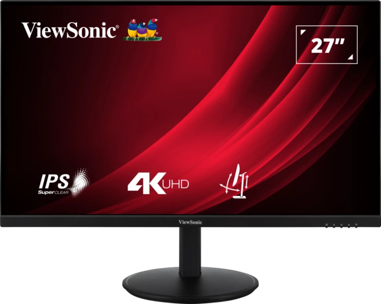 ViewSonic VG Series VG2708-4K, 68,6 cm (27"), 3840 x 2160 Pixel, 4K Ultra HD, LED, 4 ms, Schwarz