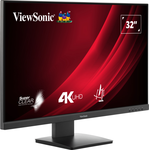 Zweites Bild vonViewSonic VG3208-4K, 81,3 cm (32"), 3840 x 2160 Pixel, 4K Ultra HD, LED, 4 ms, Schwarz