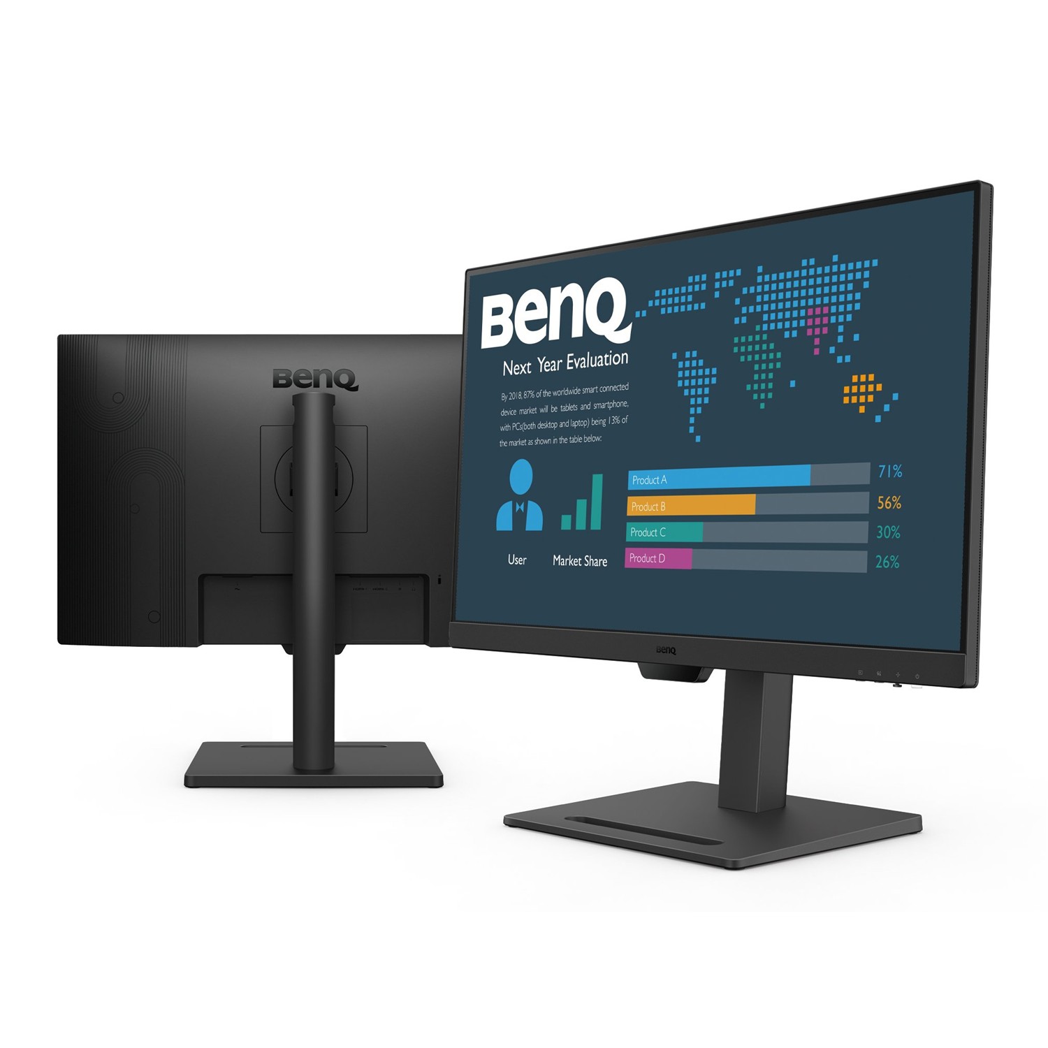 BenQ BL2790T, 68,6 cm (27"), 1920 x 1080 Pixel, Full HD, 5 ms, Schwarz