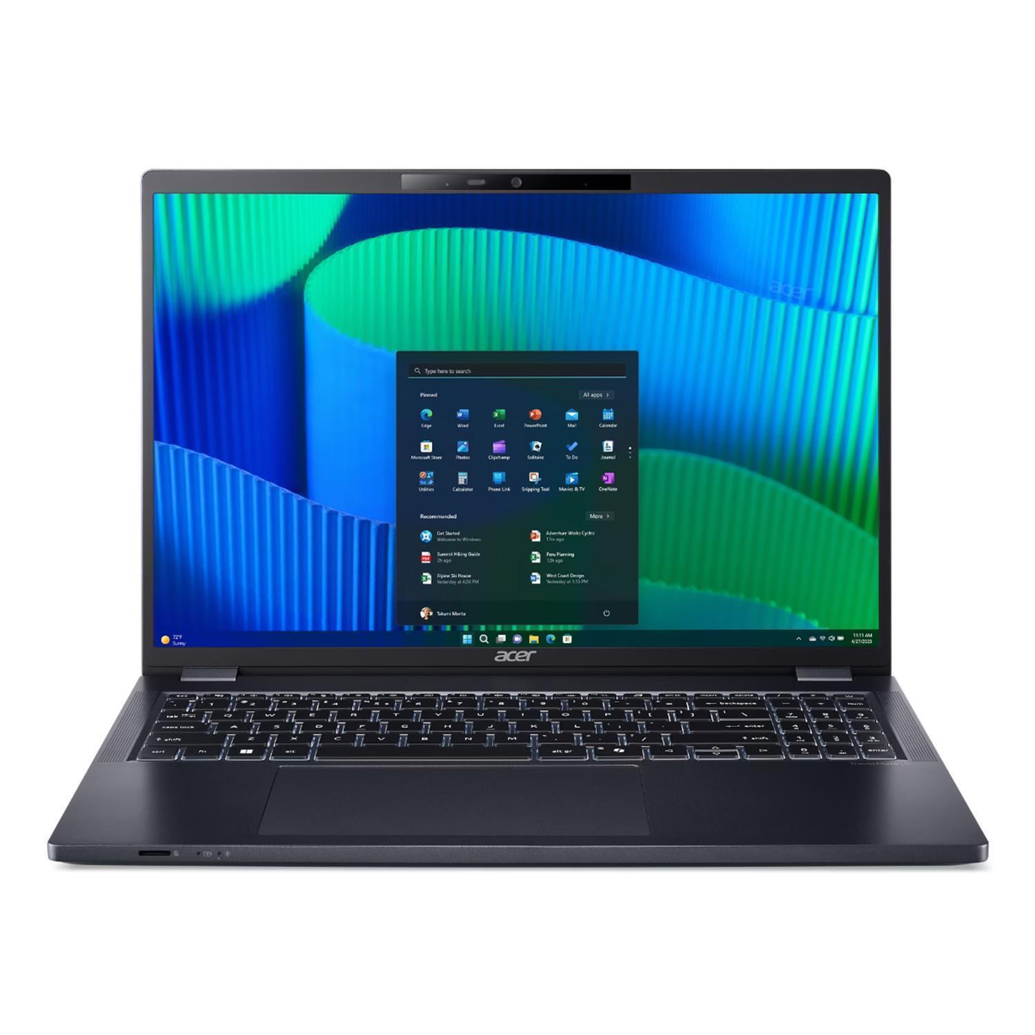 Acer TravelMate P4 TMP416-53-TCO-75UQ, Intel Core Ultra 7, 40,6 cm (16"), 1920 x 1200 Pixel, 16 GB, 512 GB, Windows 11 Pro