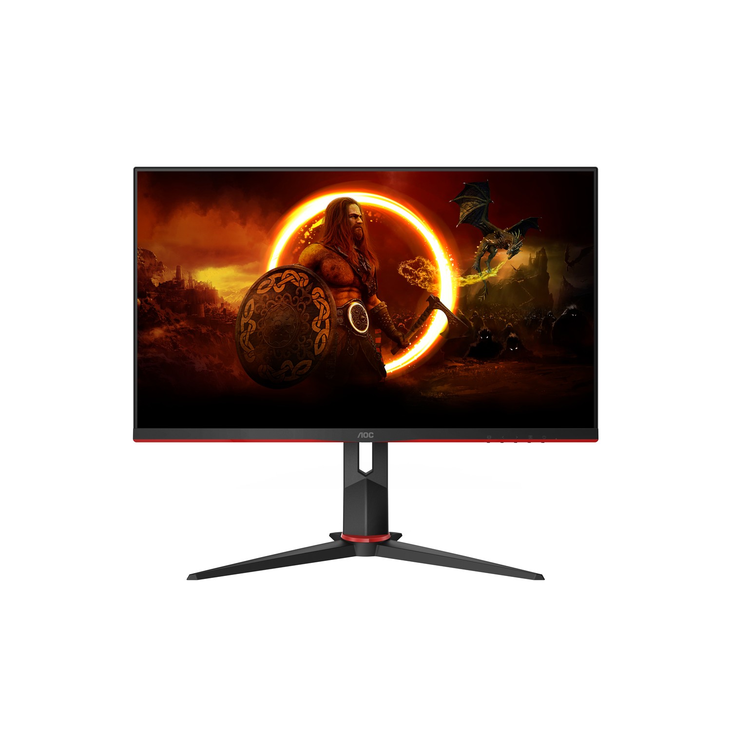Zweites Bild vonAOC G2 27G2ZN3/BK, 68,6 cm (27"), 1920 x 1080 Pixel, Full HD, LCD, 0,5 ms, Schwarz, Rot