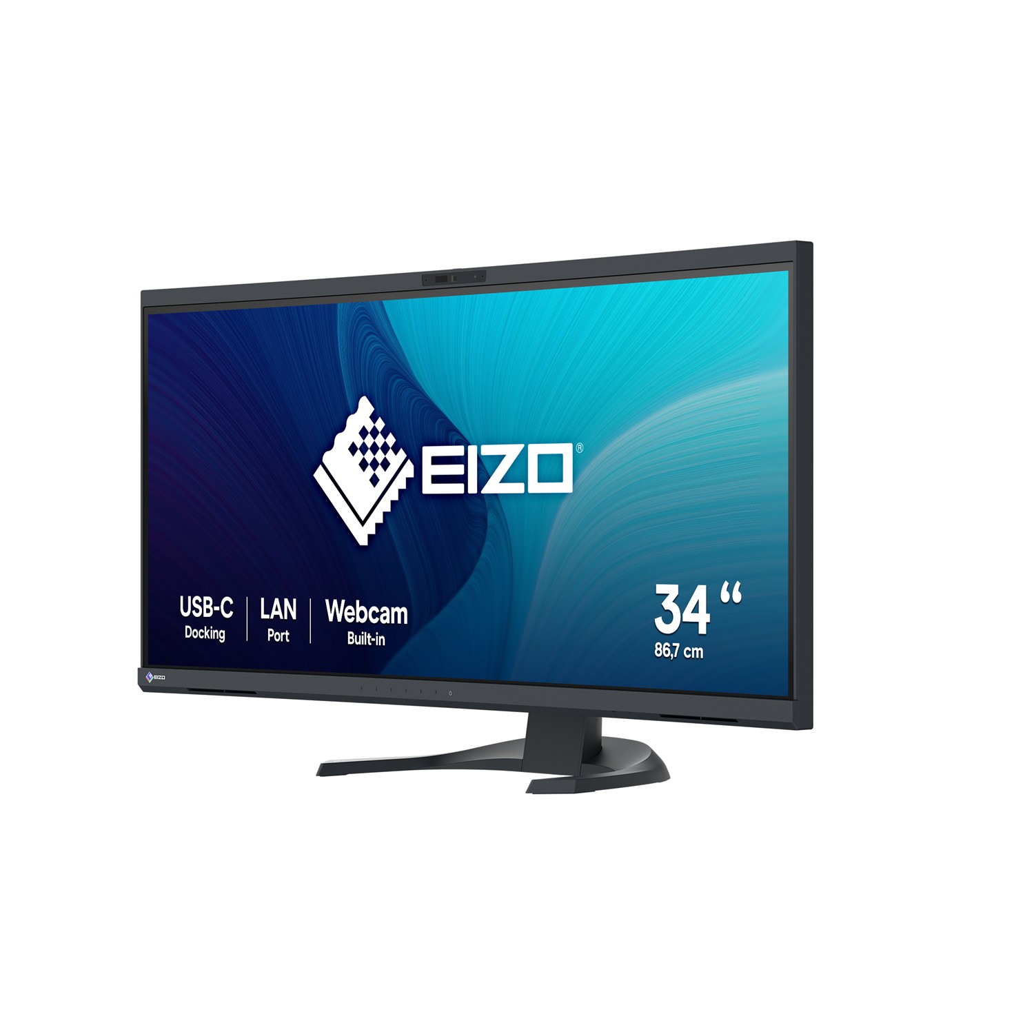 Zweites Bild vonEIZO FlexScan EV3450XC-BK, 86,6 cm (34.1"), 3440 x 1440 Pixel, UltraWide Quad HD, LED, 5 ms, Schwarz