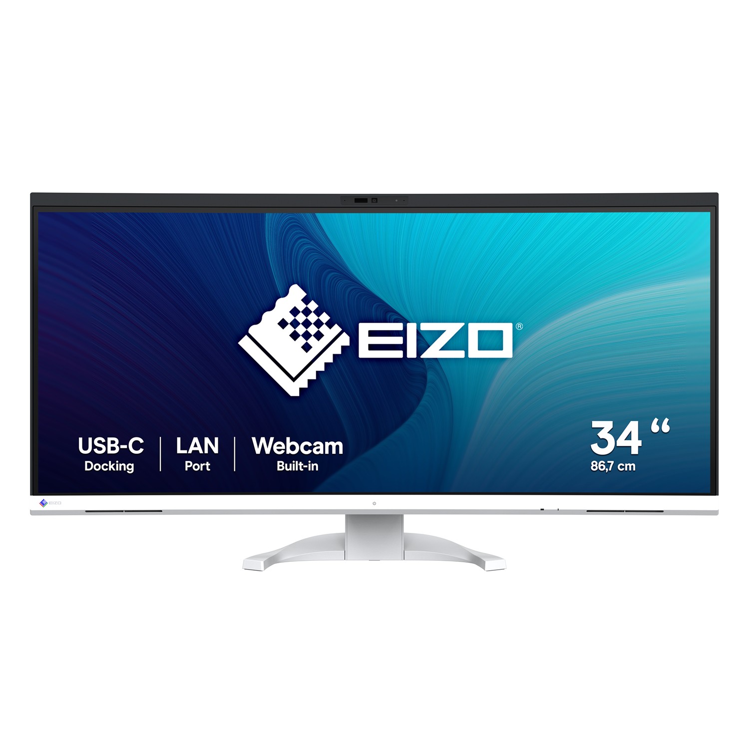 EIZO FlexScan EV3450XC-WT, 86,6 cm (34.1"), 3440 x 1440 Pixel, UltraWide Quad HD, LED, 5 ms, Weiß