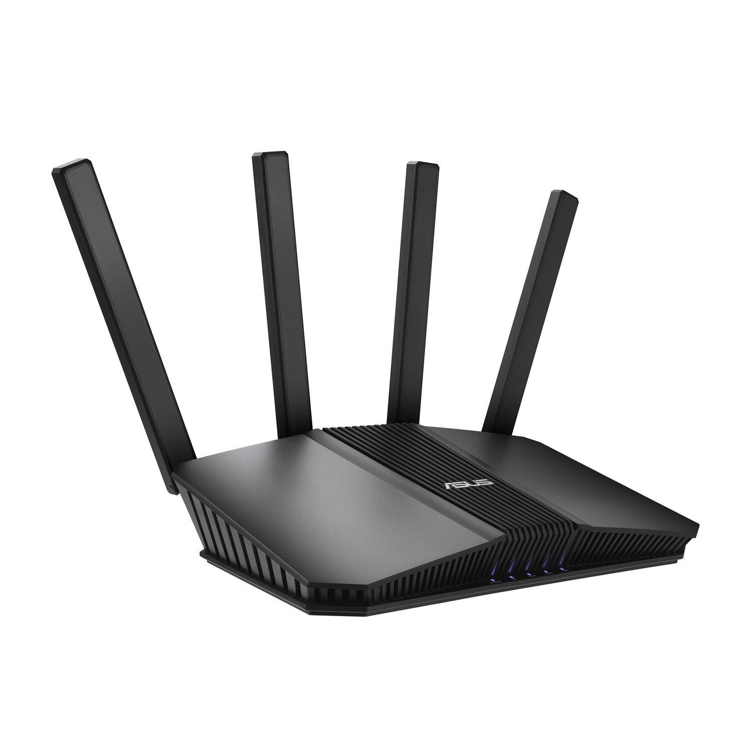 ASUS RT-BE58U, Wi-Fi 7 (802.11be), Dual-Band (2,4 GHz/5 GHz), Ethernet/LAN, Schwarz, Tabletop-Router