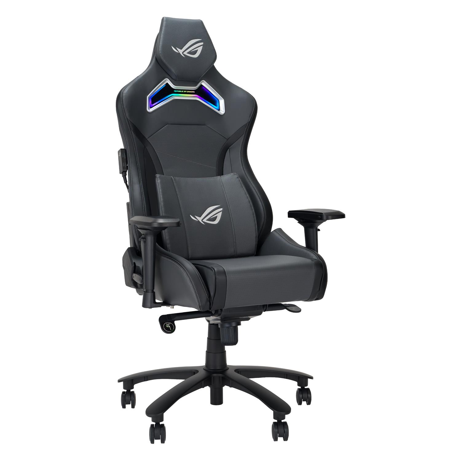 Zweites Bild vonASUS ROG Chariot X, Universal-Gamingstuhl, 136 kg, Gepolsterter, ausgestopfter Sitz, Gepolsterte, ausgestopfte Rückenlehne, 160 cm, 190 cm