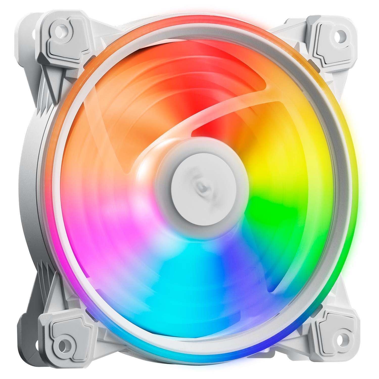 Zweites Bild vonXPG HURRICANE 120 ARGB PWM Weiß, Ventilator, 12 cm, 600 RPM, 2000 RPM, 18,17 dB, 61,5 cfm