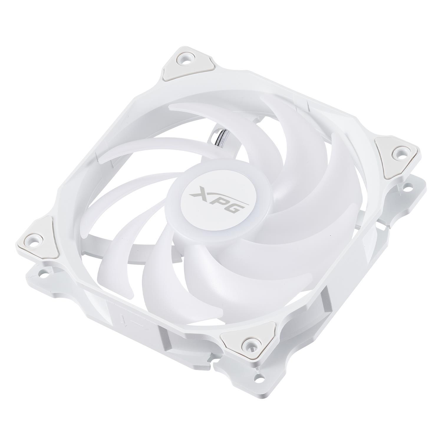 Zweites Bild vonXPG VENTO 120 ARGB PWM Weiß, Ventilator, 12 cm, 300 RPM, 1850 RPM, 24 dB, 50 cfm