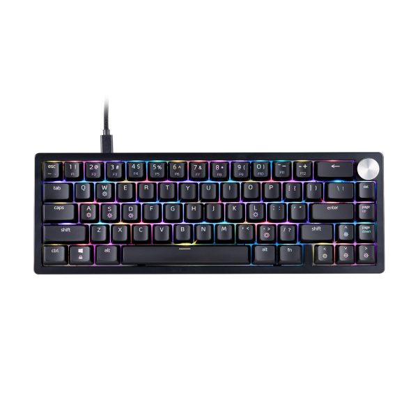 XPG SORCERER MINI GAMING-TASTATUR, Kabelgebunden, USB, Mechanischer Switch, QWERTY, RGB-LED, Schwarz