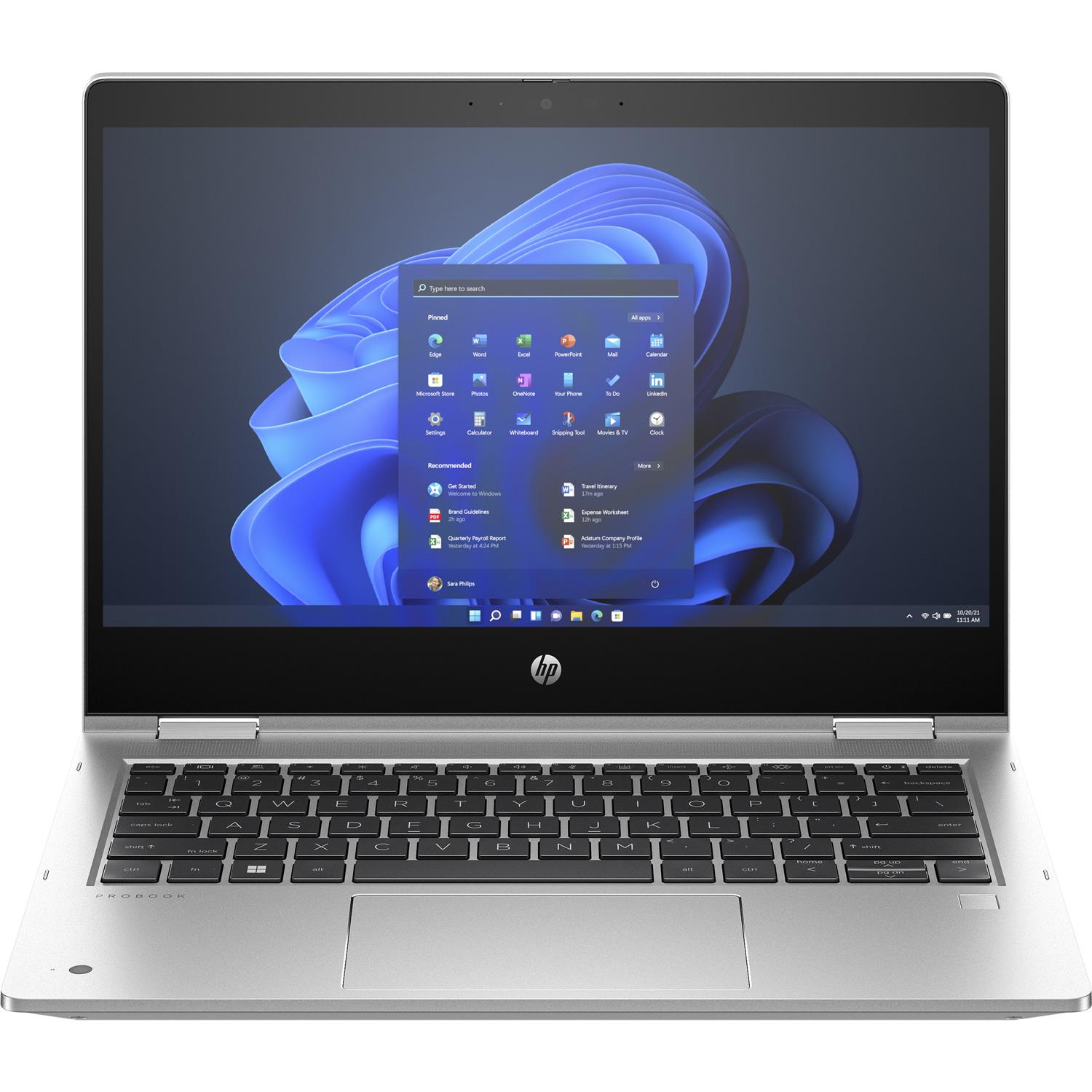 HP Pro x360 435 G10, AMD Ryzen™ 5, 2 GHz, 33,8 cm (13.3"), 1920 x 1080 Pixel, 16 GB, 256 GB