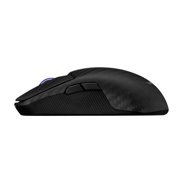 Zweites Bild vonASUS ROG Harpe Ace Extreme, rechts, Optisch, RF Wireless + Bluetooth + USB Type-A, 42000 DPI, Schwarz