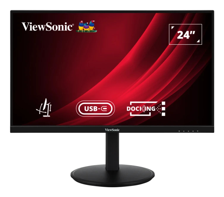ViewSonic VG Series VG2409U-2, 60,5 cm (23.8"), 1920 x 1080 Pixel, Full HD, LED, 4 ms, Schwarz